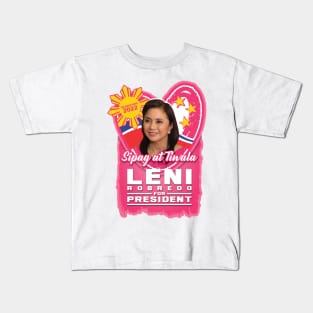 LENI ROBREDO FOR PRESIDENT ELECTION 2022 V2 Kids T-Shirt